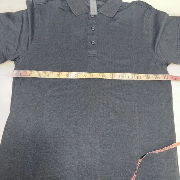 NWT Men’s Outdoor Voices Birdie Polo In Black Size XXS - Picture 6 of 10